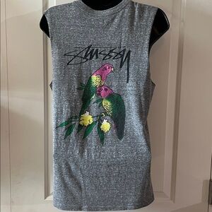 Stussy Parrot Graphic Muscle Tank